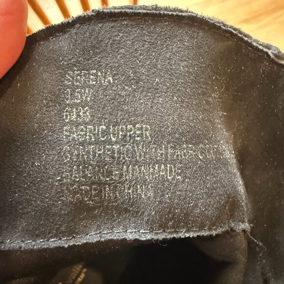 Cloudwalkers - Women's Serena Ankle Boots - Black Suede-Look - Picture 4 of 5